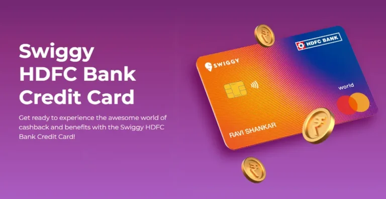 Swiggy hdfc bank credit card