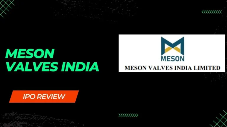 Meson valves india ipo, latest GMP