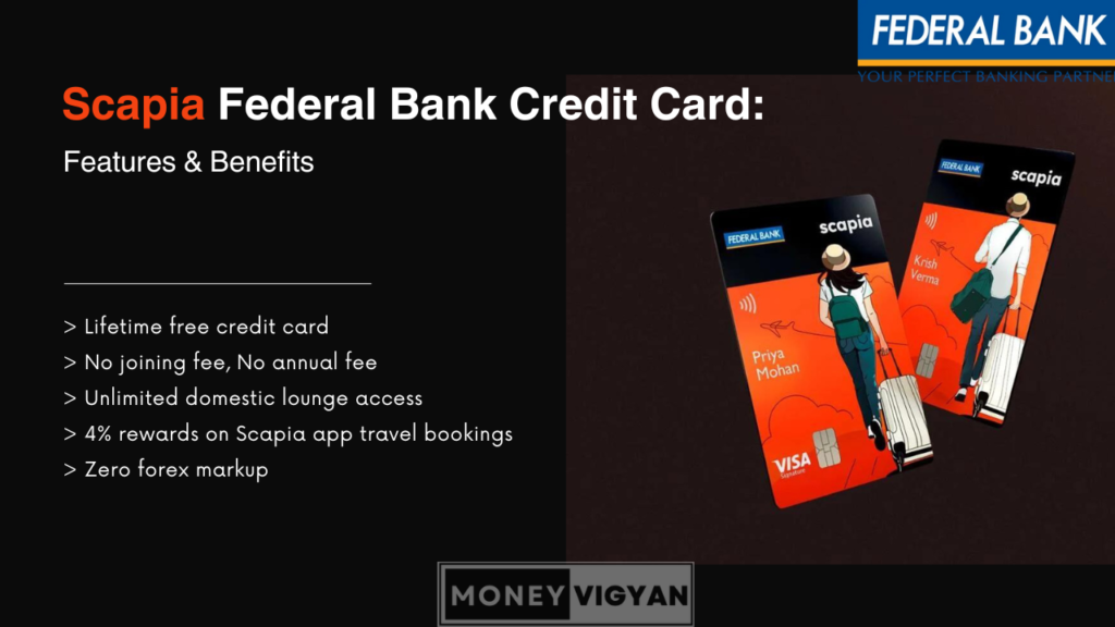 Scapia federal bank credit card features, benefits & rewards
